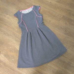 Xhilaration Black and White polka dot Dress